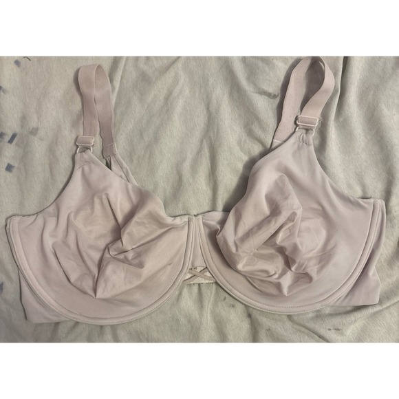Vanity Fair FF White Radiance 2 Ply‎ Back Smoothing Underwire Bra, 42DDD (76571) - Picture 1 of 5